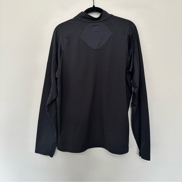 Columbia titanium patterned 1/2 zip collared midlayer men’s size large black - Picture 6 of 6